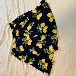 Lemon Print Skirt